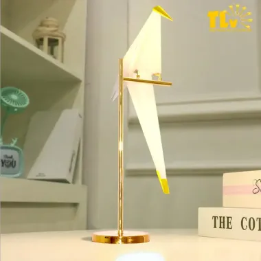 Đèn Bàn Hình Chim Origami Nghệ Thuật Cao Cấp | Đèn Trang Trí TLV