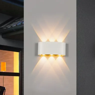 Đèn Hắt Tường Ngoài Trời 6 Tia Cao Cấp - Thiết Kế Hiện Đại | Đèn TLV